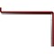 Ekena Millwork Steel Truss Shelf Bracket, Hammered Bright Red 2"W x 10"D x 7 1/4"H BKTM02X10X07TSHRE - alternate 10